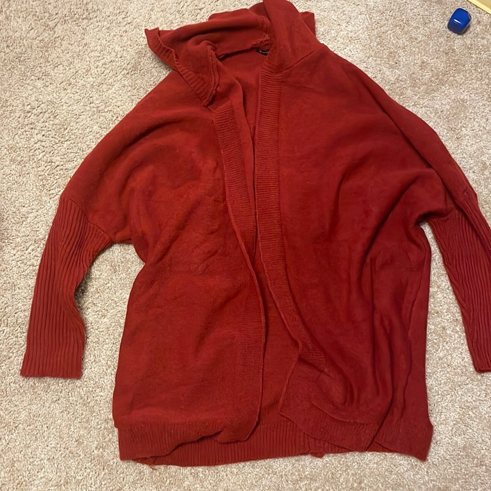 Orange/Maroon Cardigan